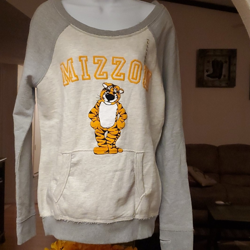 Sweatshirt Press Box Mizzou ,grey